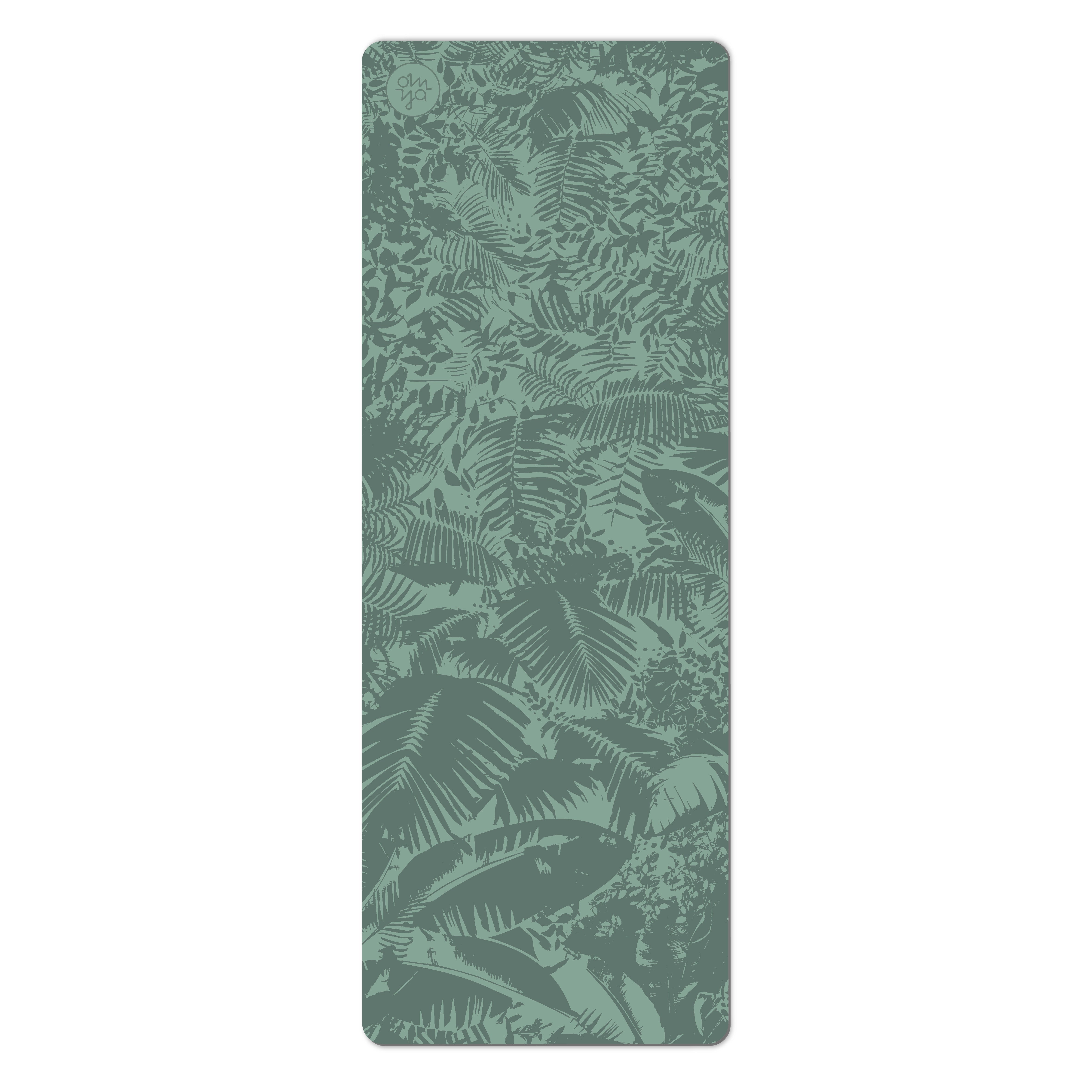 Advanced Grip Yogamatte - Green Botanic